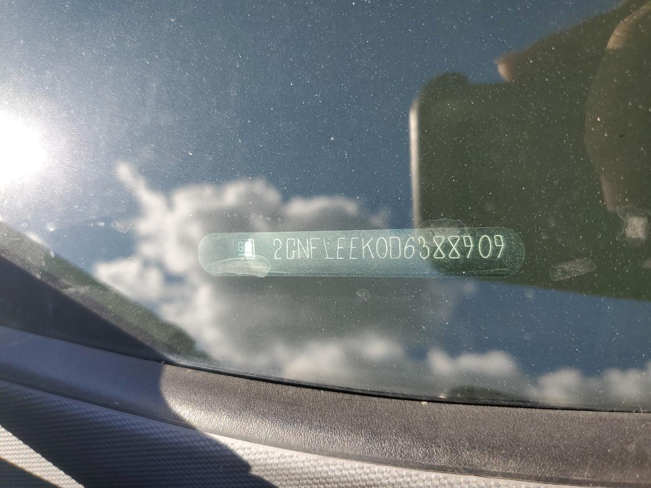 2013 Chevrolet Equinox Lt VIN: 2GNFLEEK0D6388909 Lot: 85877615