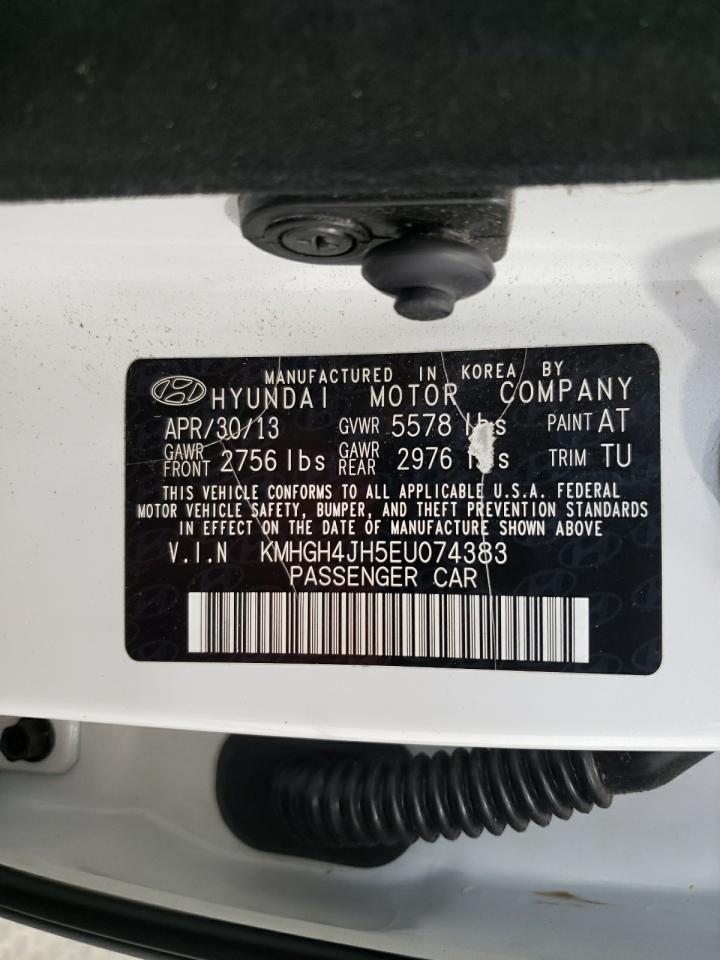 2014 Hyundai Equus Signature VIN: KMHGH4JH5EU074383 Lot: 82562515