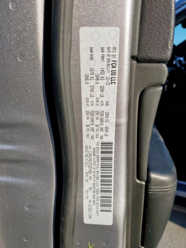 2015 Jeep Grand Cherokee Laredo VIN: 1C4RJFAG1FC237493 Lot: 84861445