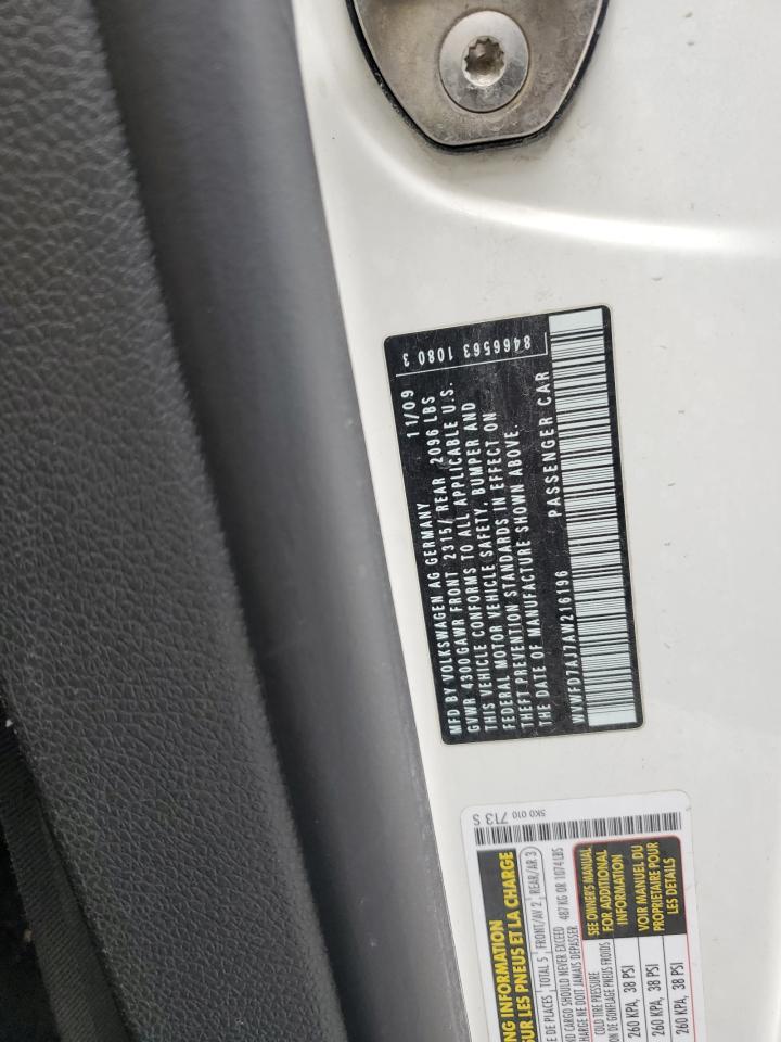 2010 Volkswagen Gti VIN: WVWFD7AJ7AW216196 Lot: 85946775