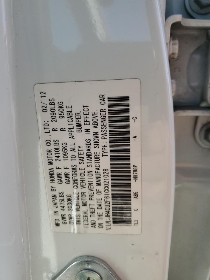 2012 Acura Tsx Tech VIN: JH4CU2F61CC021028 Lot: 85106775