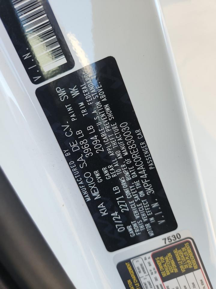 2024 Kia Forte Gt VIN: 3KPF44AC0RE830030 Lot: 82352295