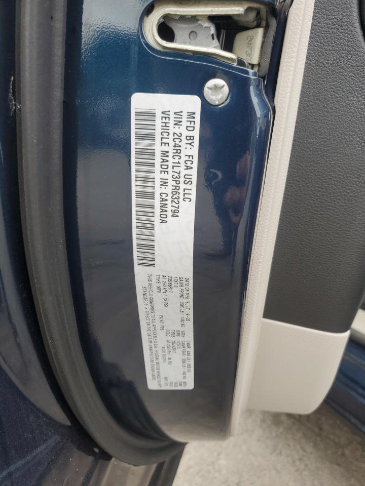 2023 Chrysler Pacifica Hybrid Touring L VIN: 2C4RC1L73PR632794 Lot: 90005985