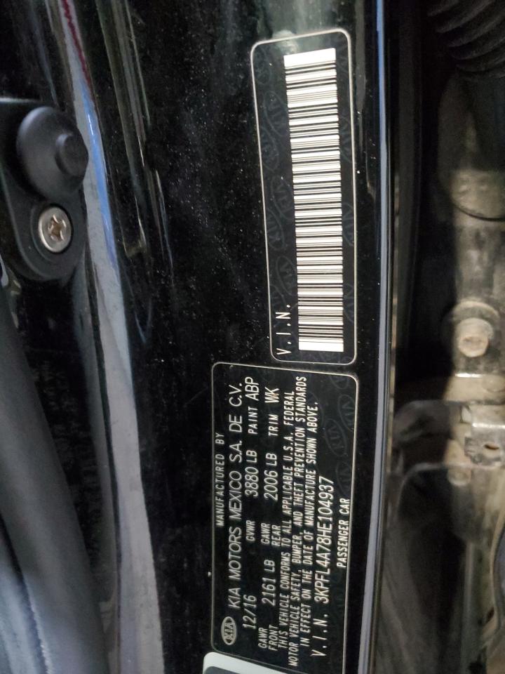 2017 Kia Forte Lx VIN: 3KPFL4A78HE104937 Lot: 89919495