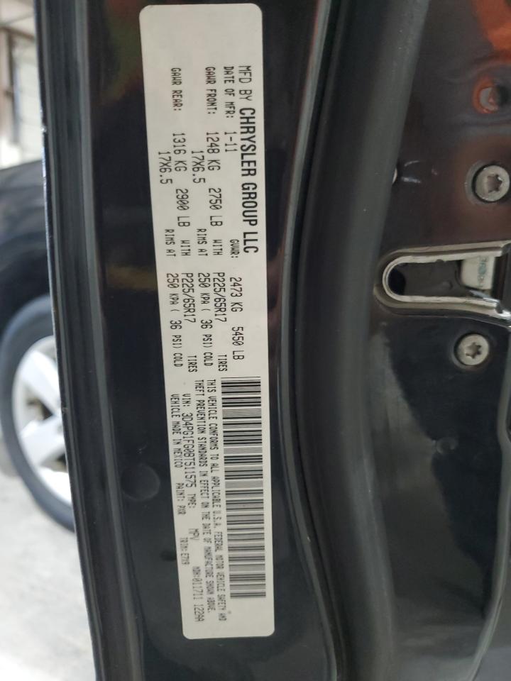 2011 Dodge Journey Mainstreet VIN: 3D4PG1FG0BT511575 Lot: 89547465