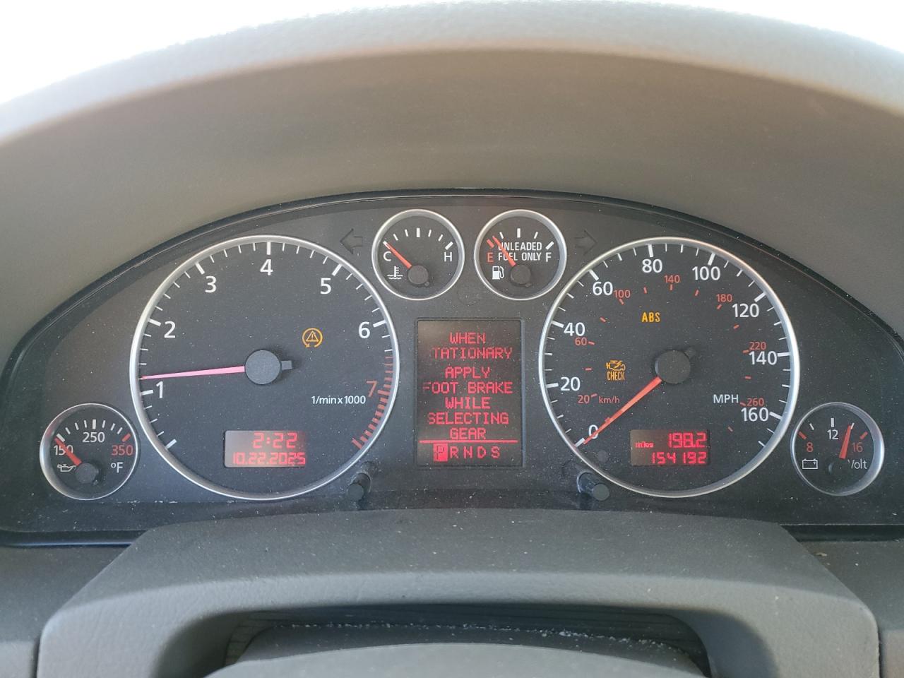 2004 Audi A6 2.7T Quattro VIN: WAULD64BX4N020892 Lot: 89605705