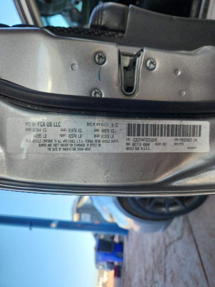 2016 Dodge Dart Se VIN: 1C3CDFAA7GD516245 Lot: 90812615