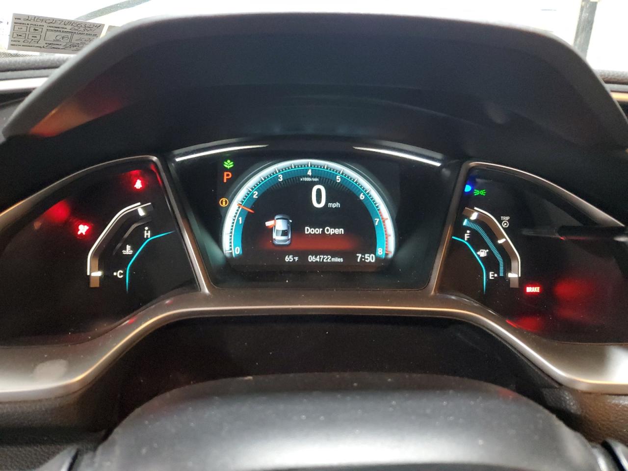 2018 Honda Civic Ex VIN: 2HGFC2F71JH553224 Lot: 85197465