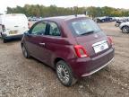 2016 FIAT 500 1.2 LOUNGE 3DR for sale at Copart COLCHESTER
