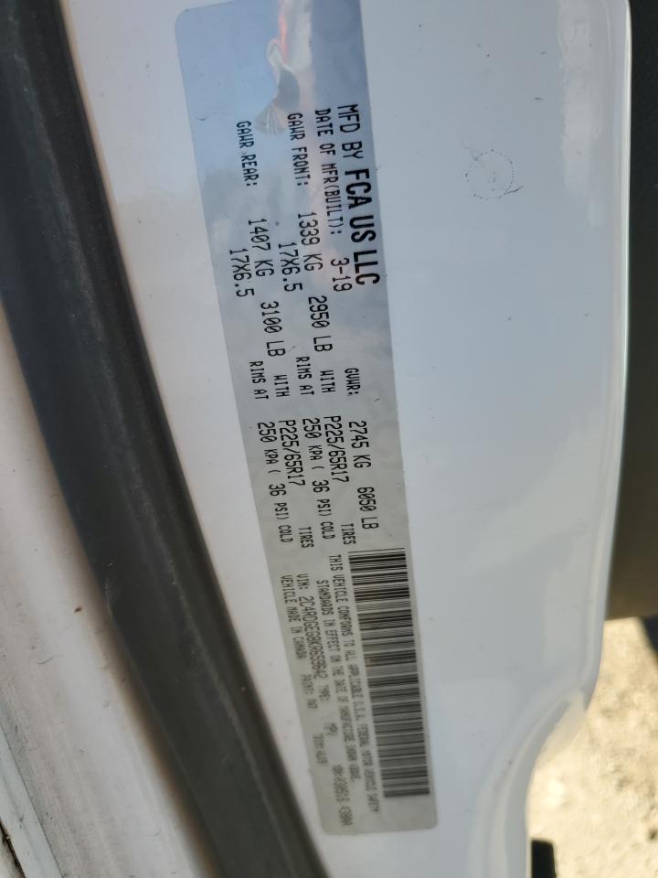 2019 Dodge Grand Caravan Gt VIN: 2C4RDGEG8KR659642 Lot: 90780695