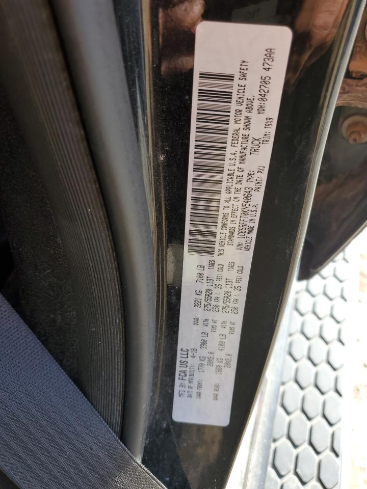 2019 Ram 1500 Big Horn/Lone Star VIN: 1C6SRFFT0KN540643 Lot: 84833015