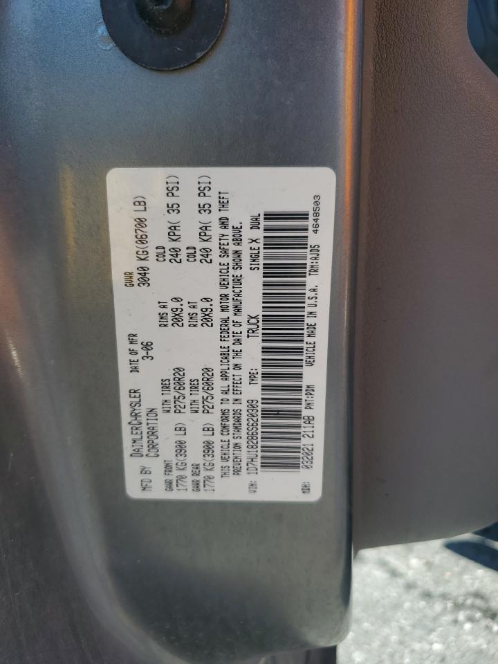 2006 Dodge Ram 1500 St VIN: 1D7HU18286S620309 Lot: 87400855