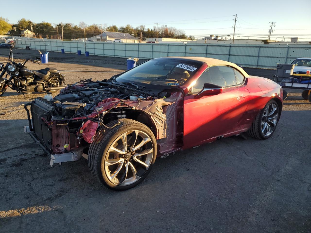 LEXUS LC500 2022. Lot# 82226055. VIN JTHMPAAY9NA105370. Photo 1