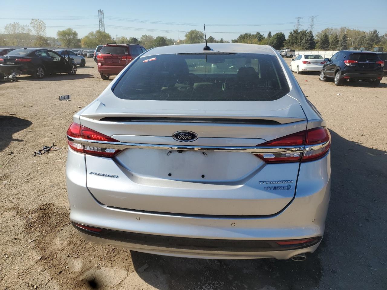 2017 Ford Fusion Titanium Hev VIN: 3FA6P0RU8HR359819 Lot: 85870655