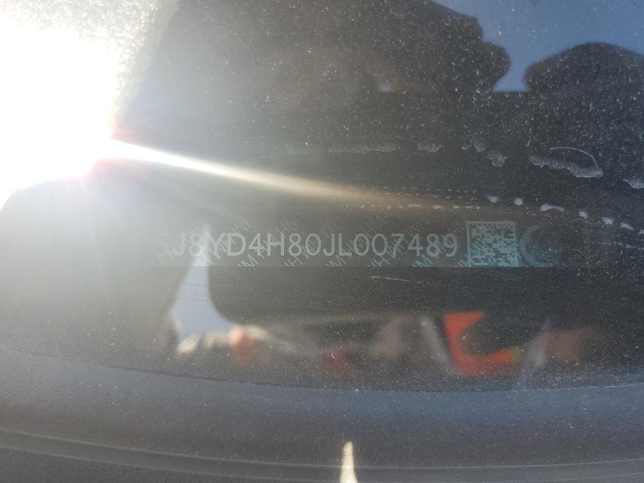 2018 Acura Mdx Advance VIN: 5J8YD4H80JL007489 Lot: 85154845