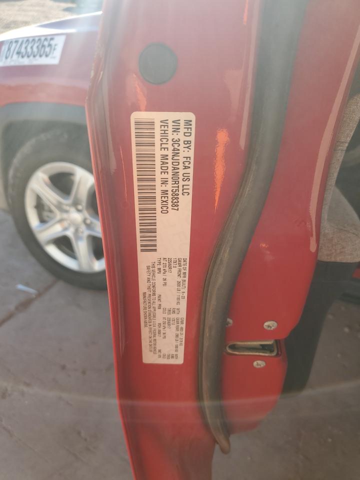 2024 Jeep Compass Sport VIN: 3C4NJDAN0RT588387 Lot: 87433365