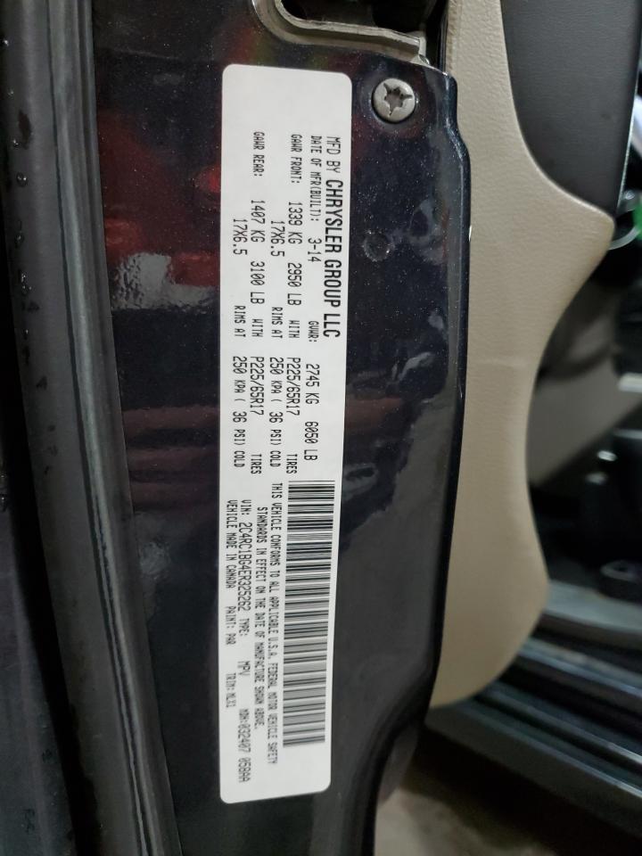 2014 Chrysler Town & Country Touring VIN: 2C4RC1BG4ER325262 Lot: 90451575