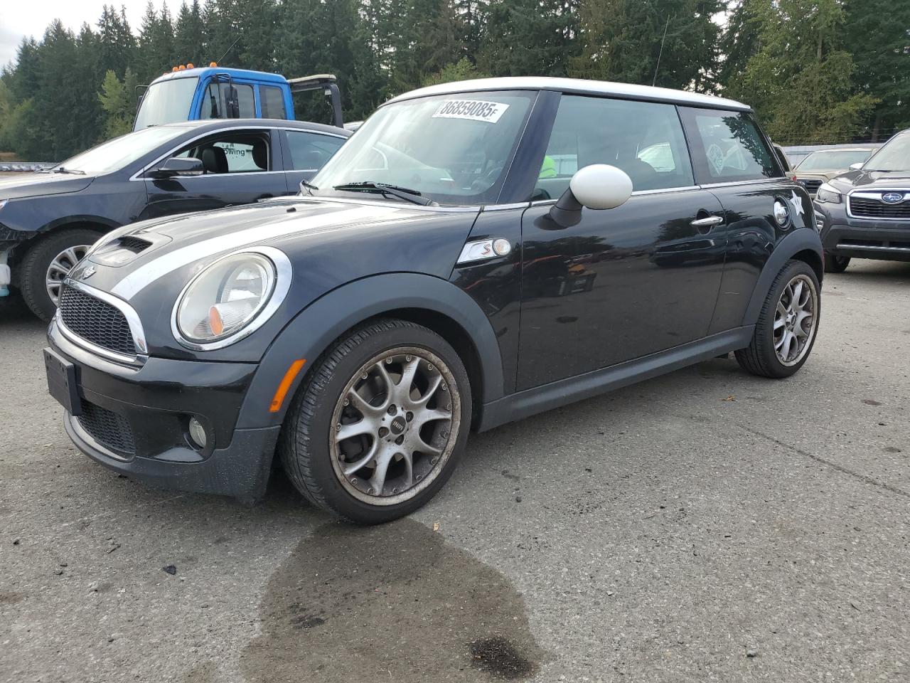 2010 Mini Cooper S black null gas WMWMF7C53ATZ69109 photo #1