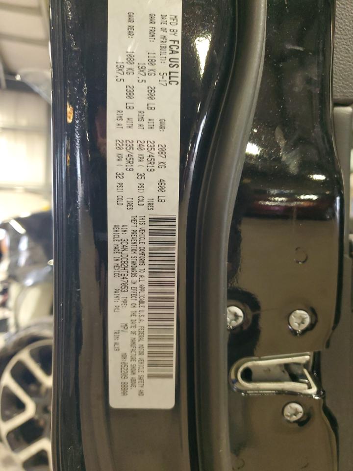 2017 Jeep Compass Limited VIN: 3C4NJDCB2HT647053 Lot: 87075825