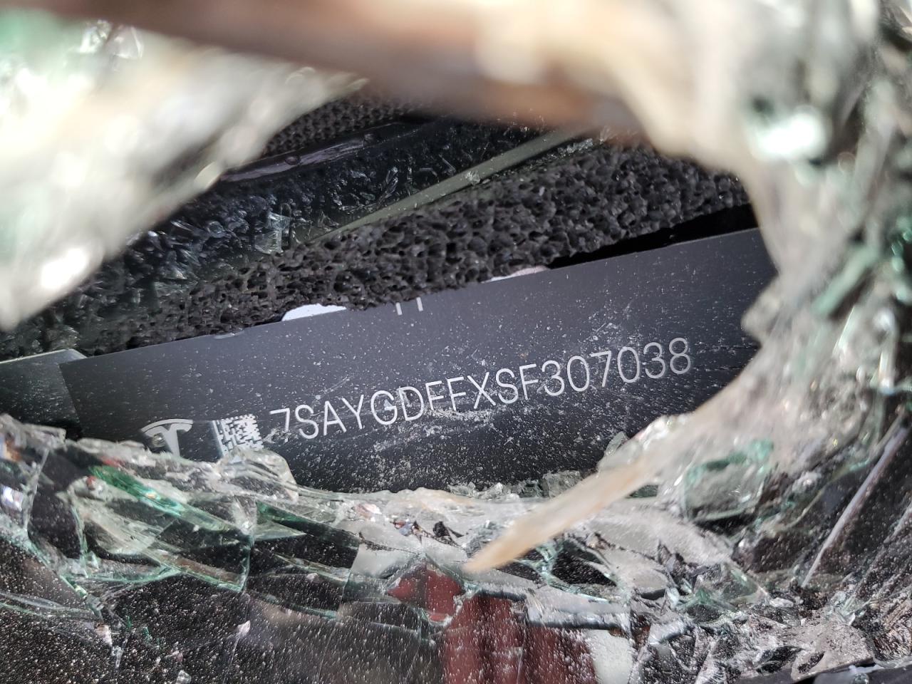 2025 Tesla Model Y VIN: 7SAYGDEFXSF307038 Lot: 87126665