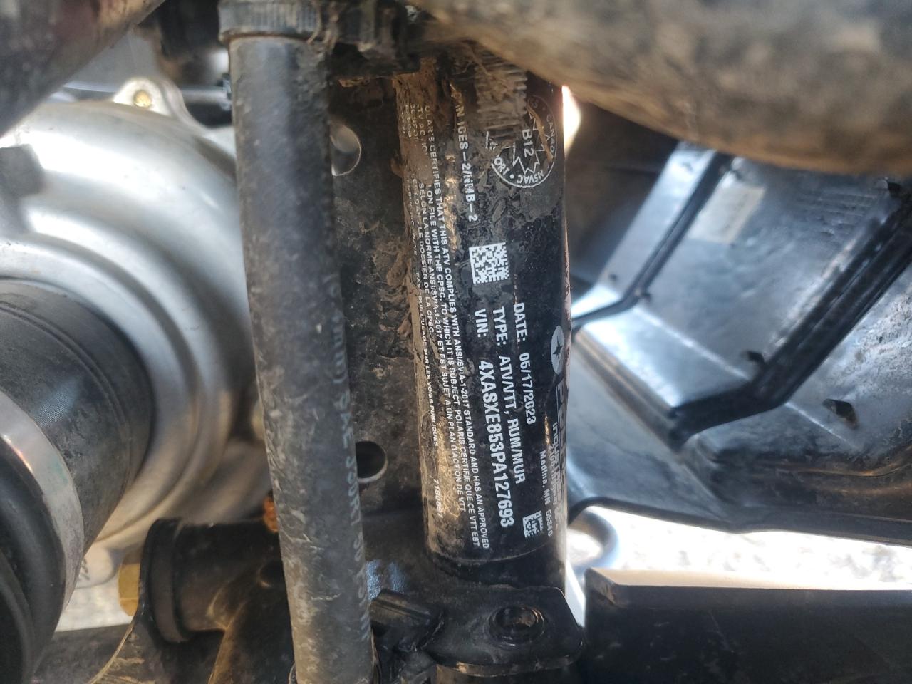 2023 Polaris Sportsman 850 Premium VIN: 4XASXE853PA127693 Lot: 82751295