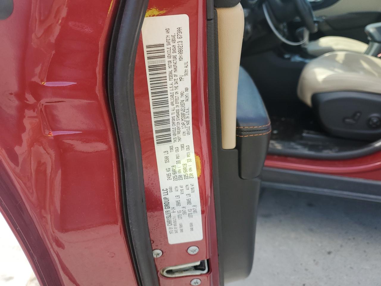 2015 Jeep Cherokee Limited VIN: 1C4PJMDS8FW510374 Lot: 85599985