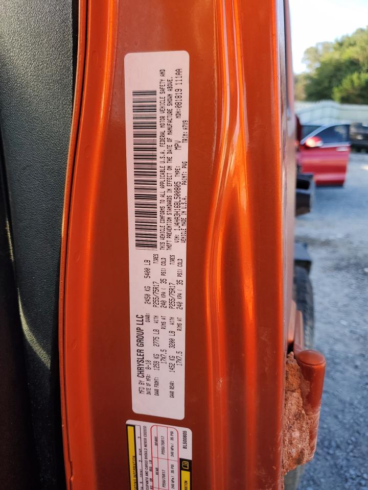 2011 Jeep Wrangler Unlimited Sport VIN: 1J4HA3H16BL500805 Lot: 84411795