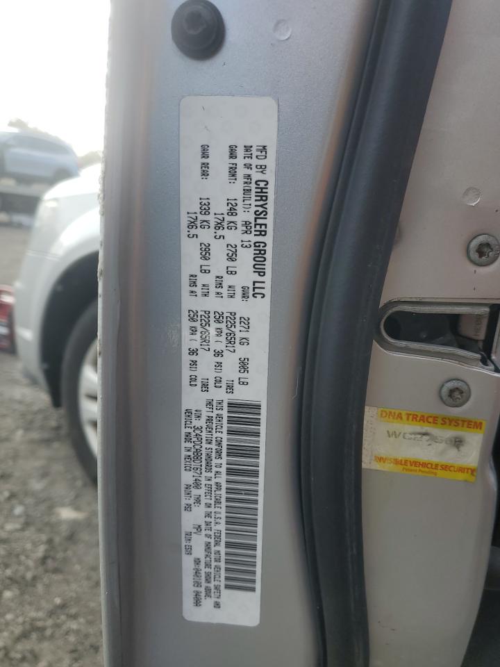 2013 Dodge Journey Se VIN: 3C4PDCAB8DT671400 Lot: 85901905