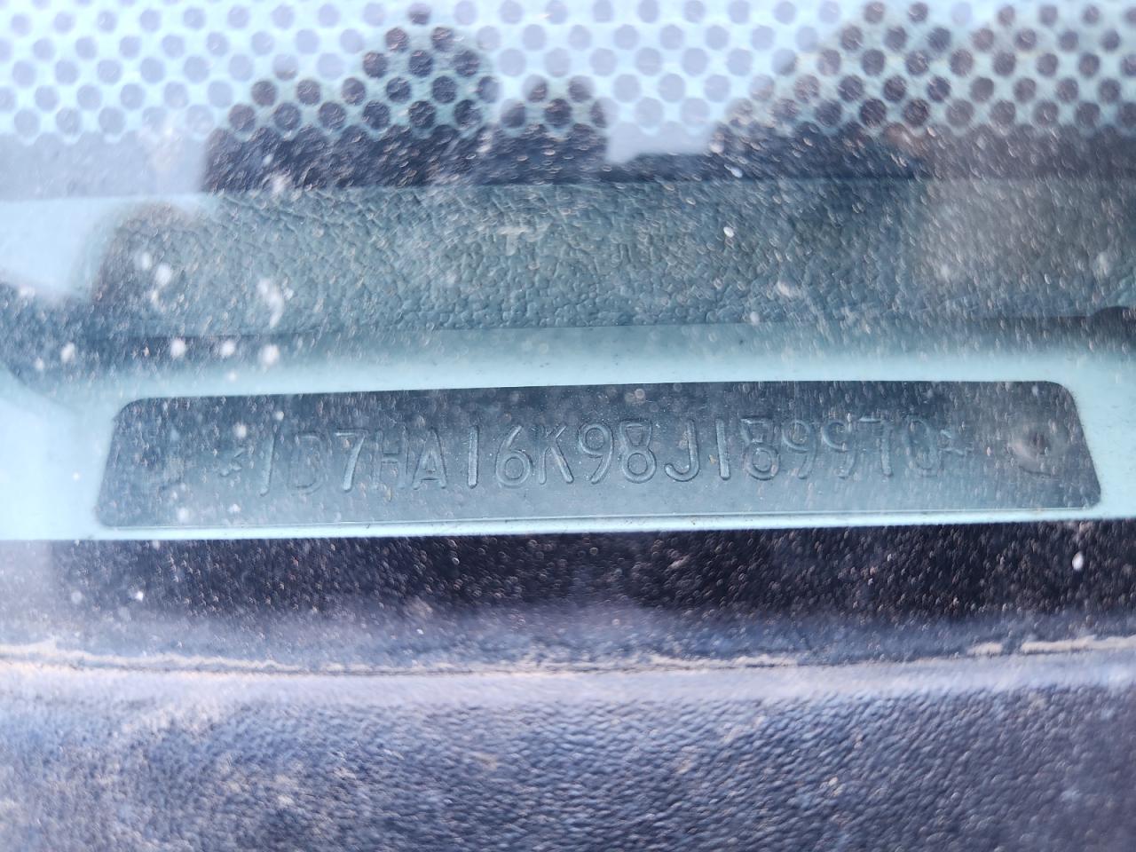 2008 Dodge Ram 1500 St VIN: 1D7HA16K98J189970 Lot: 89648395