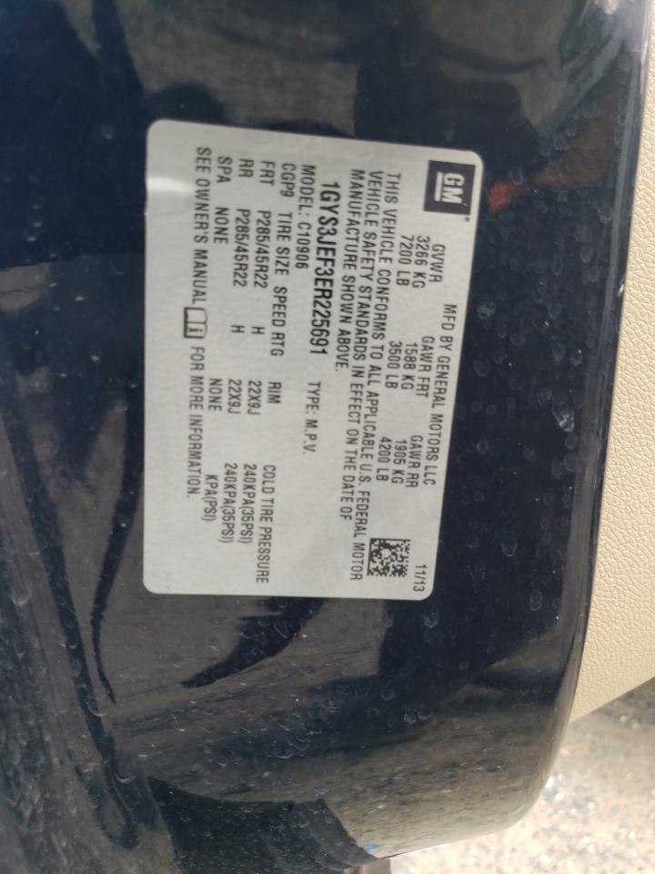 2014 Cadillac Escalade Esv Premium VIN: 1GYS3JEF3ER225691 Lot: 82617995