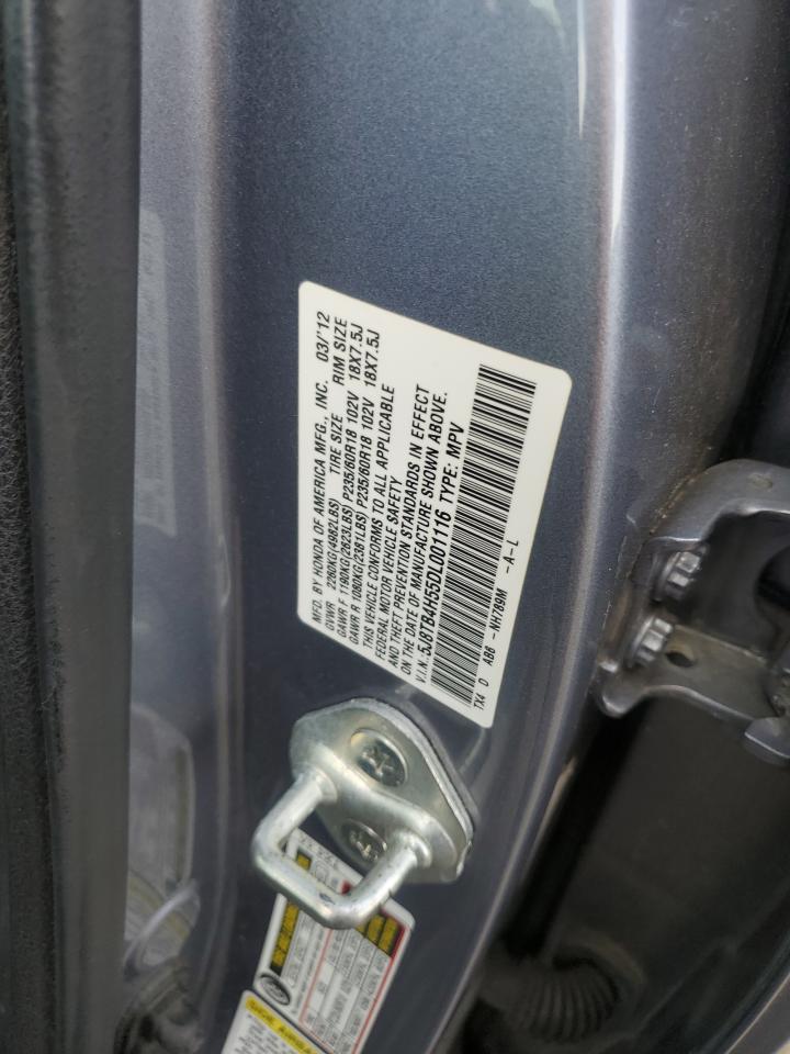 2013 Acura Rdx Technology VIN: 5J8TB4H55DL001116 Lot: 82190795