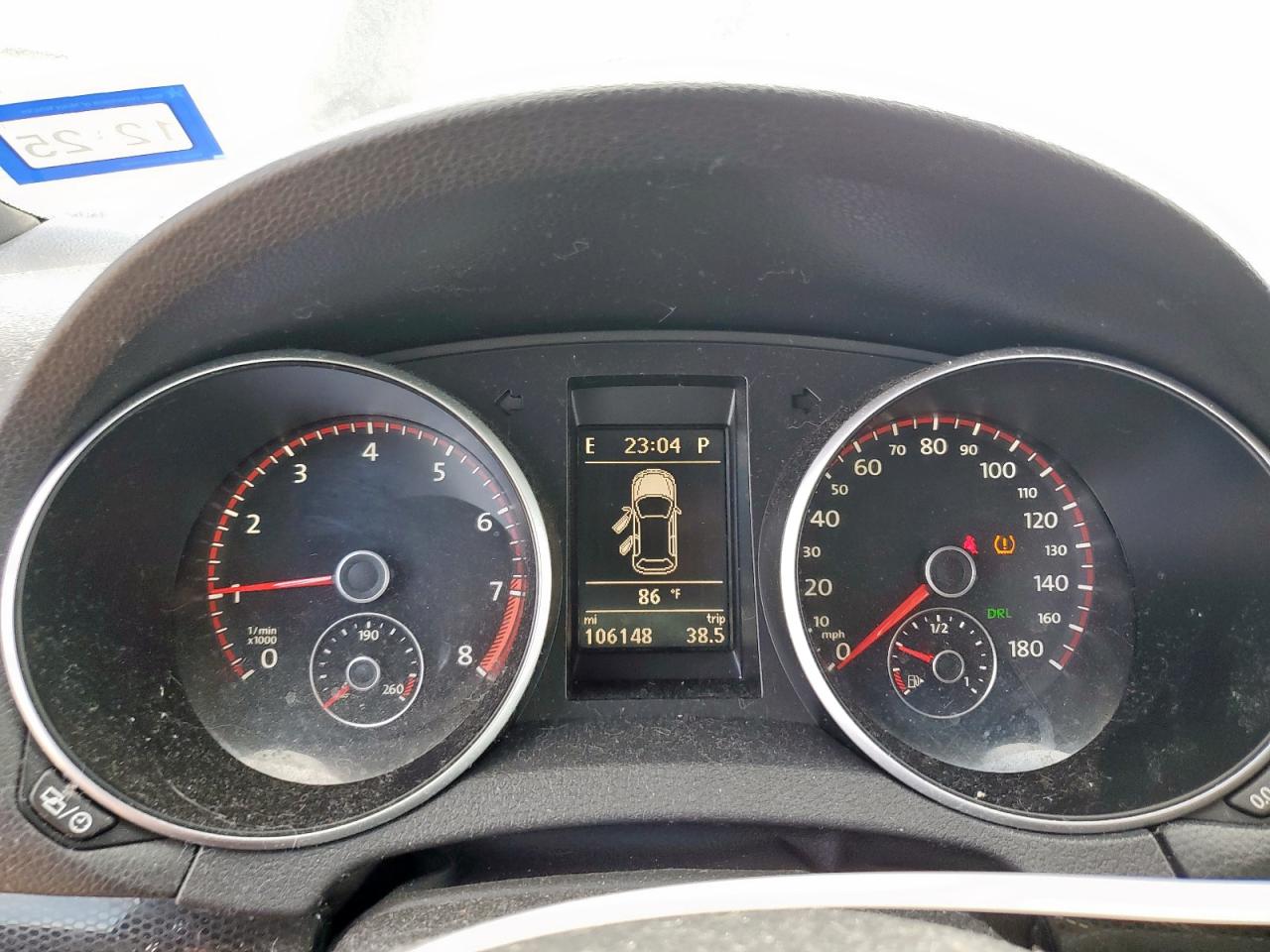 2013 Volkswagen Gti VIN: WVWHV7AJ2DW134032 Lot: 84923765