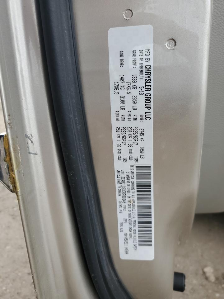 2013 Chrysler Town & Country Touring L VIN: 2C4RC1CG3DR781640 Lot: 82321705