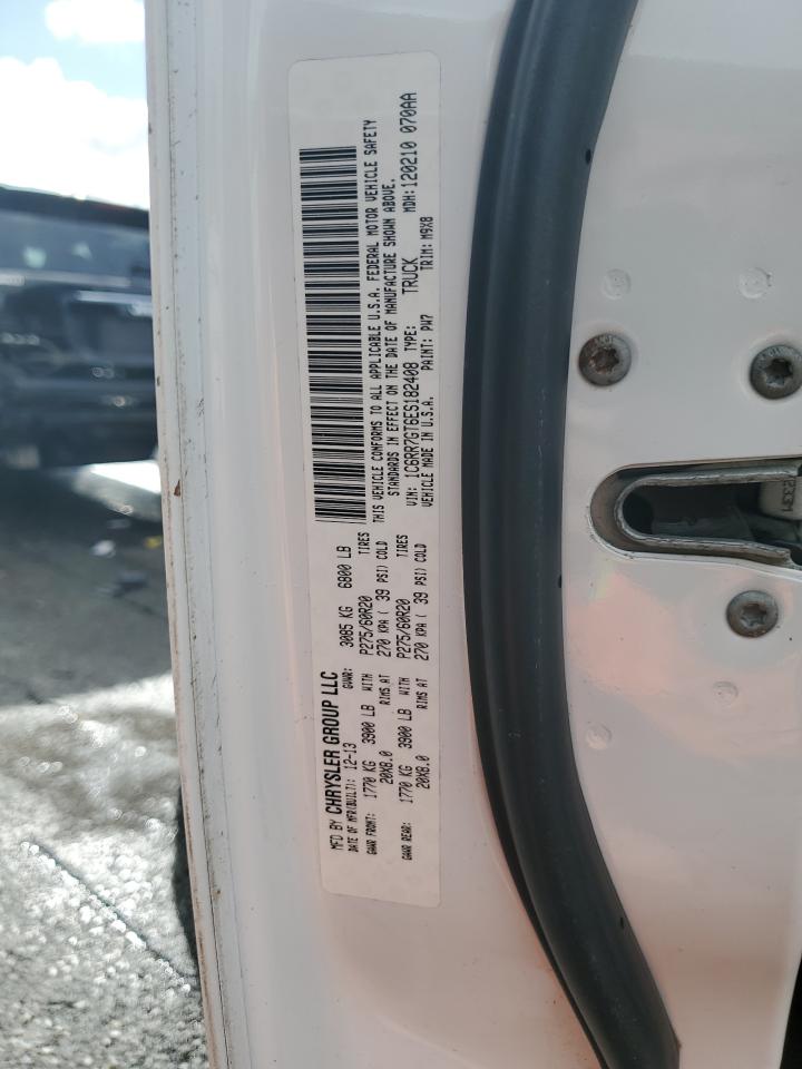 2014 Ram 1500 Slt VIN: 1C6RR7GT6ES182408 Lot: 84941825