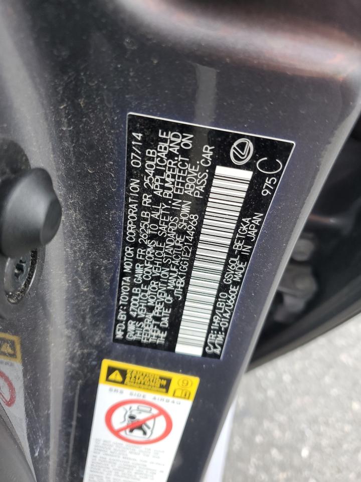 2014 Lexus Es 350 VIN: JTHBK1GG1E2144968 Lot: 90261115