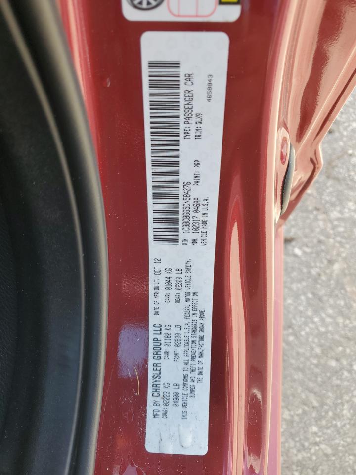 2013 Chrysler 200 S VIN: 1C3BCBGG5DN584276 Lot: 86240925