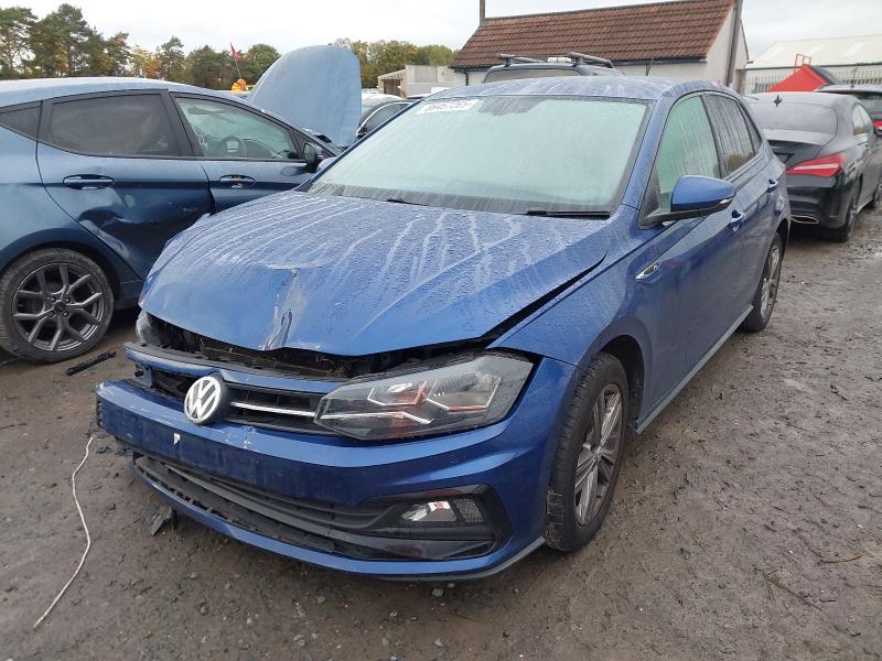 2019 VOLKSWAGEN POLO 1.0 TSI 115 R-LINE 5DR for sale at Copart WOLVERHAMPTON