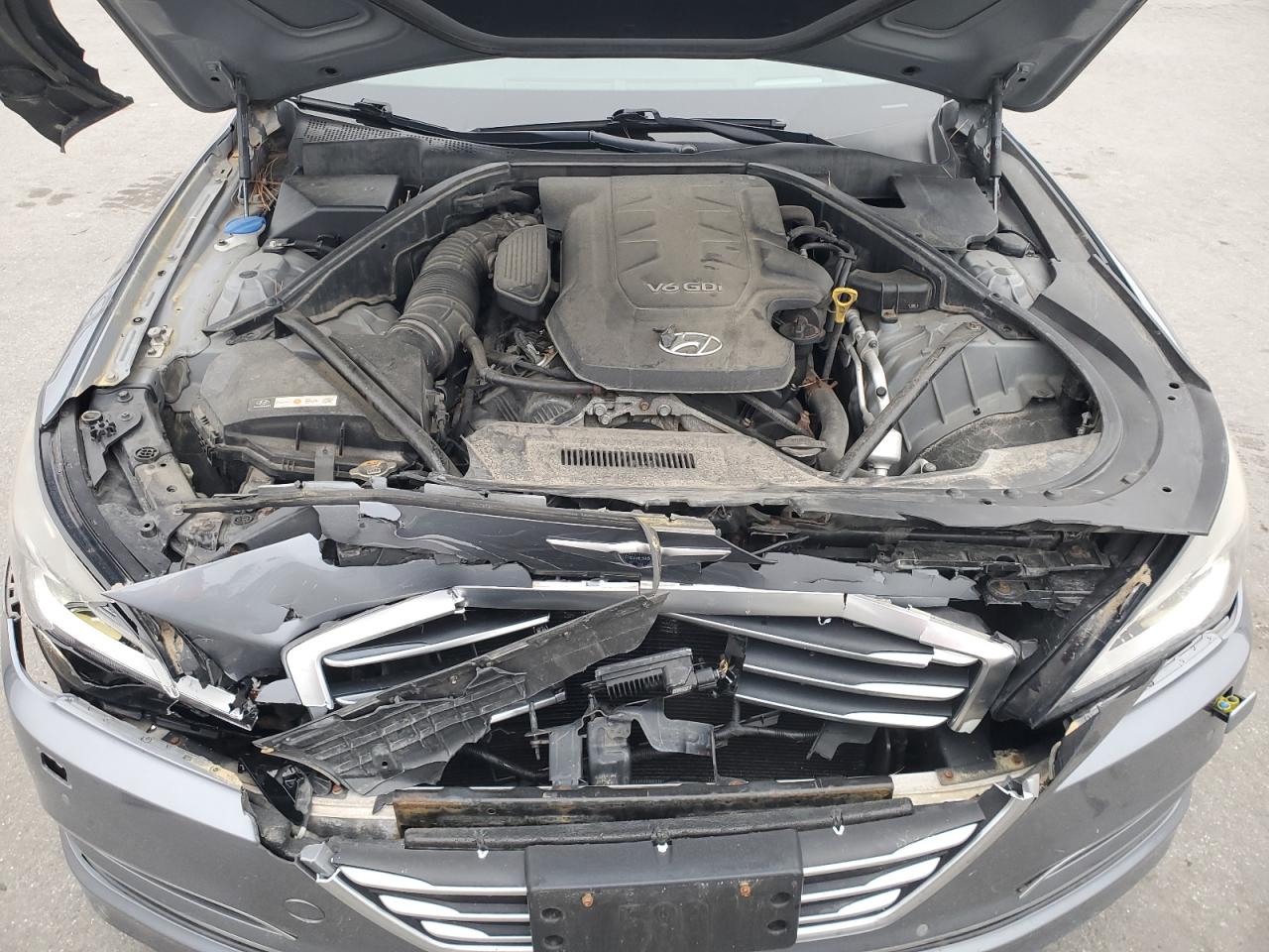 2015 Hyundai Genesis 3.8L VIN: KMHGN4JE5FU091524 Lot: 86187665
