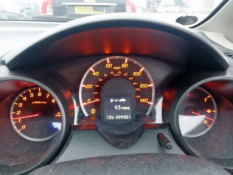 2012 HONDA JAZZ 1.4 I-VTEC ES 5DR