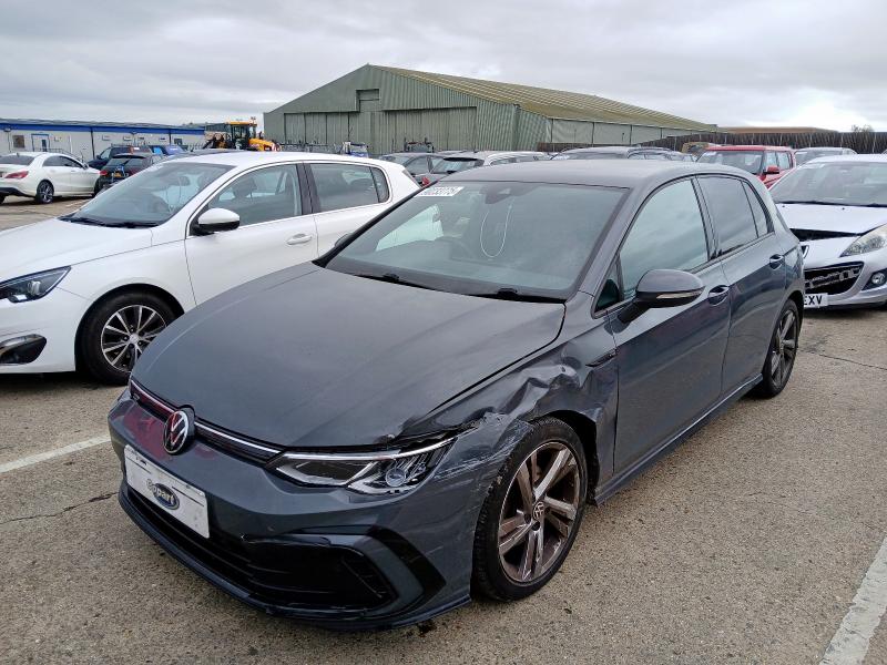 2021 VOLKSWAGEN GOLF 1.5 TSI 150 R-LINE 5DR for sale at Copart NEWBURY