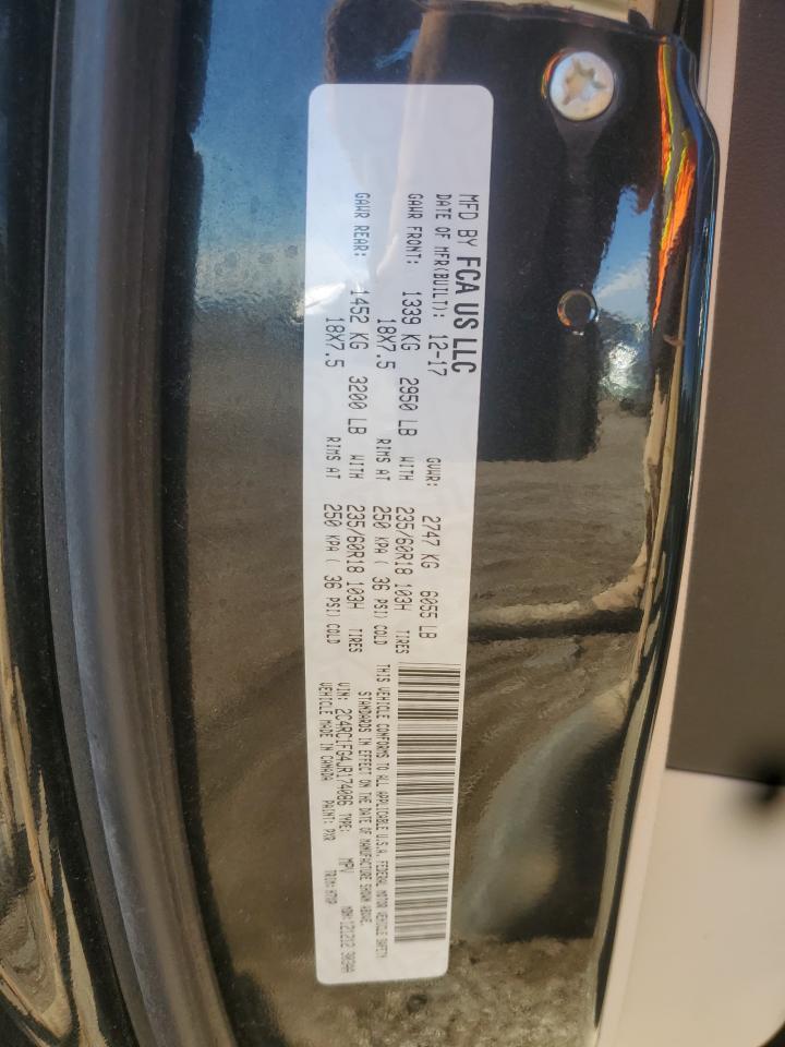 2018 Chrysler Pacifica Touring Plus VIN: 2C4RC1FG4JR174086 Lot: 83870325