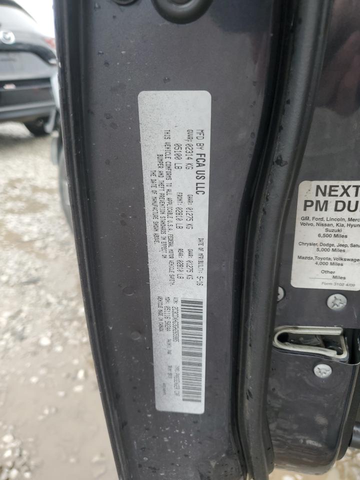 2016 Dodge Charger Sxt VIN: 2C3CDXHG3GH265985 Lot: 85663965