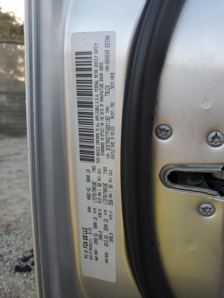 2015 Ram 2500 Slt VIN: 3C6TR4DT7FG691182 Lot: 82735315