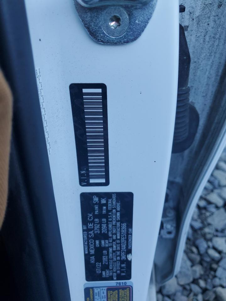 2023 Kia Forte Lx VIN: 3KPF24AD2PE518366 Lot: 82328665