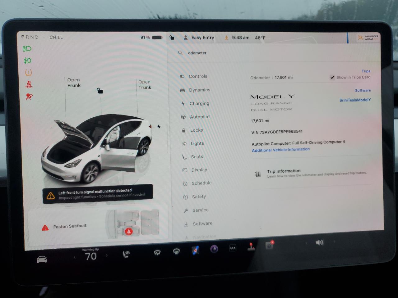 2023 Tesla Model Y VIN: 7SAYGDEE5PF968541 Lot: 90345335