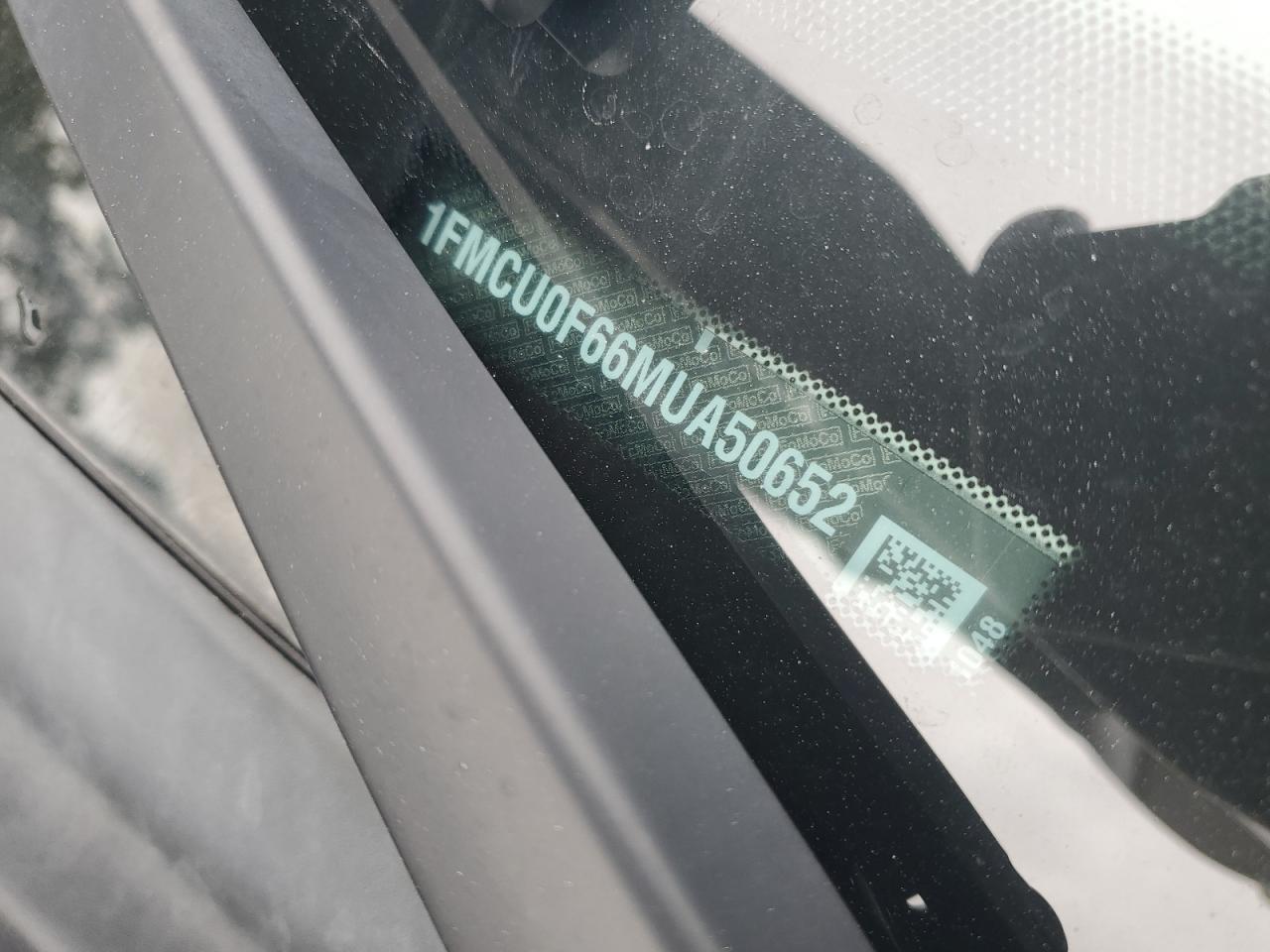 2021 Ford Escape S VIN: 1FMCU0F66MUA50652 Lot: 85579955