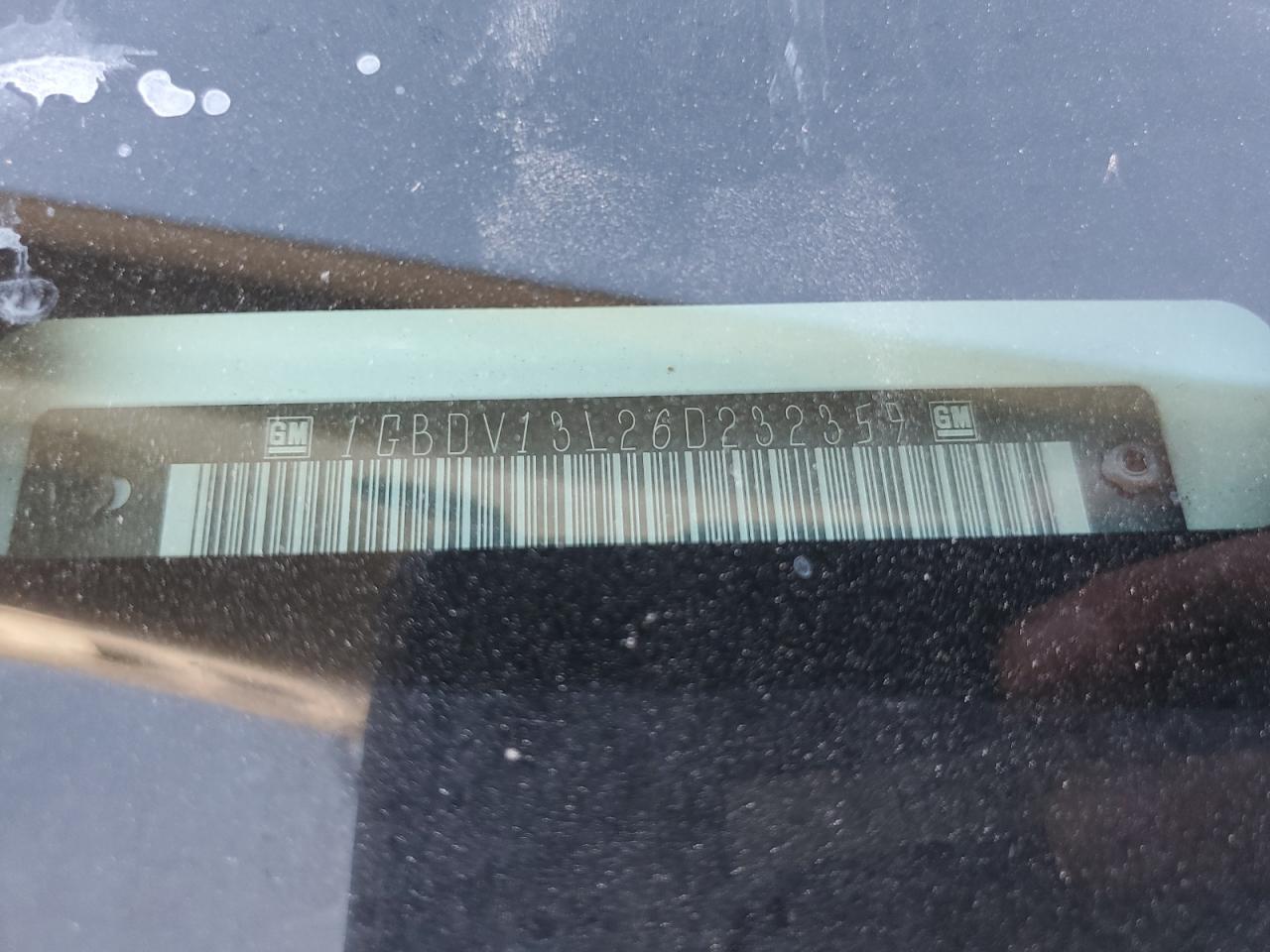2006 Chevrolet Uplander Incomplete VIN: 1GBDV13L26D232359 Lot: 89541535