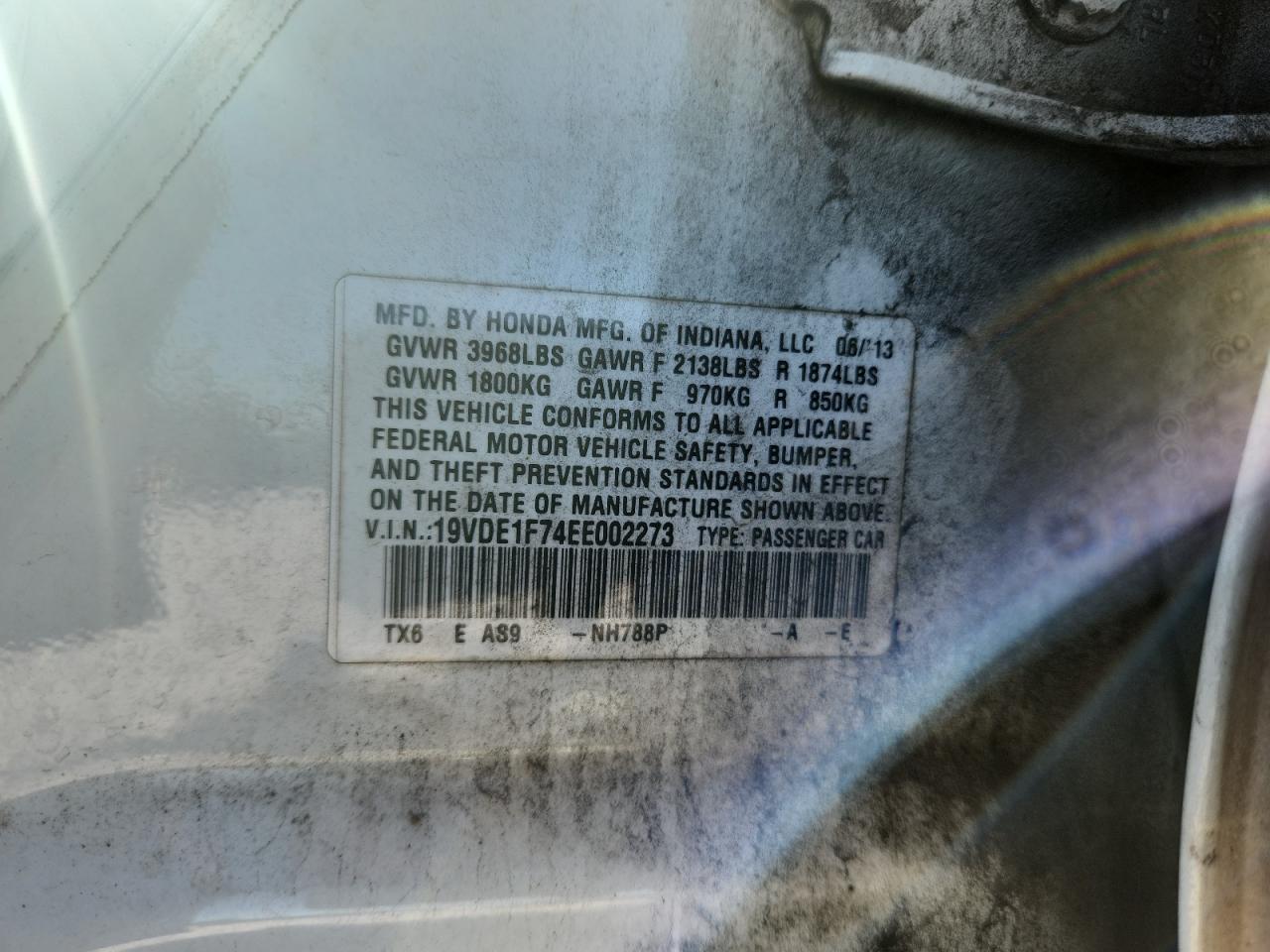 2014 Acura Ilx 20 Tech VIN: 19VDE1F74EE002273 Lot: 82330365