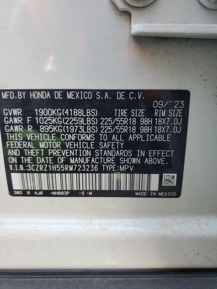 2024 Honda Hr-V Sport VIN: 3CZRZ1H55RM723236 Lot: 85087775