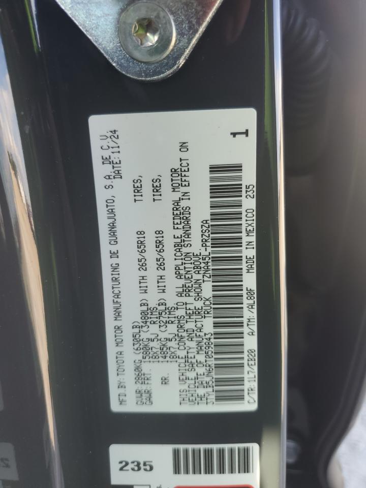 2024 Toyota Tacoma Double Cab VIN: 3TYLB5JN6RT059843 Lot: 85708935